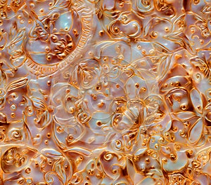 Pizza Texture Closeup Detailed Macro Shot of Cheese and Sauce