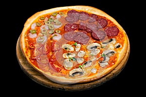 Pizza, a traditional Italian snack