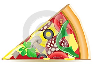 Pizza vector illustration