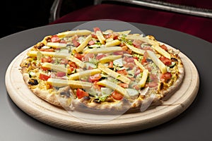 Pizza vegetariana photo