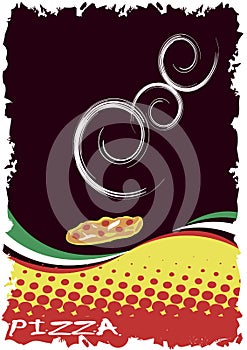 Pizzaria.Abstract menu