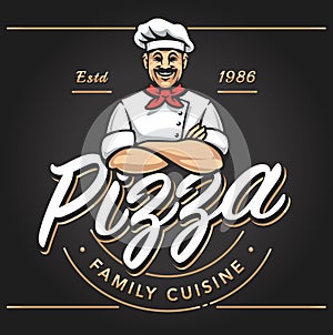 Pizzeria Emblem Design photo