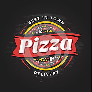Pizzeria Vector Emblem photo