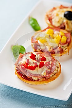 Pizzette (small pizzas, Italy)