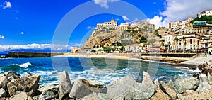 Pizzo Calabro - beautiful coastal town in Calabria,italy. photo