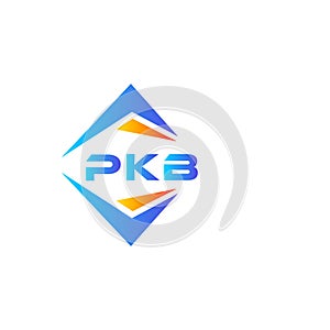 PKB abstract technology logo design on white background. PKB creative initials letter logo concept