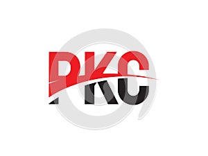 PKC Letter Initial Logo Design Vector Illustration