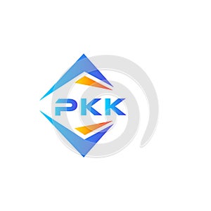 PKK abstract technology logo design on white background. PKK creative initials letter logo concept photo