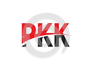 PKK Letter Initial Logo Design Vector Illustration photo