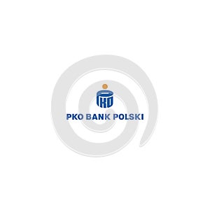 PKO BANK POLSKI Logo vector on white background