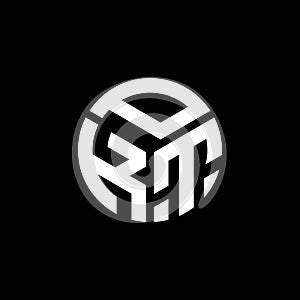 PKT letter logo design on black background. PKT creative initials letter logo concept. PKT letter design