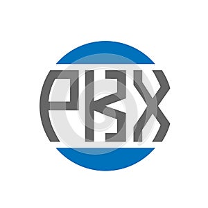 PKX letter logo design on white background. PKX creative initials circle logo concept. PKX letter design