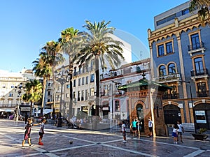 PlaÃÂ¼a de las Monjas in Huelva in South spain