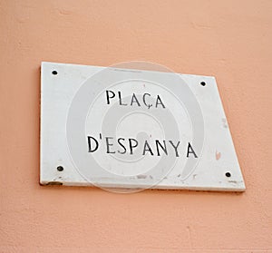 Placa d`Espanya in Palma de Mallorca