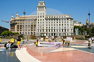 Placa de Catalynia. (Square of Catalonia) Barcelona