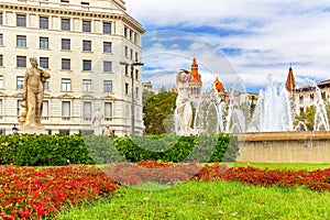 Placa de Catalynia (Square of Catalunia). photo