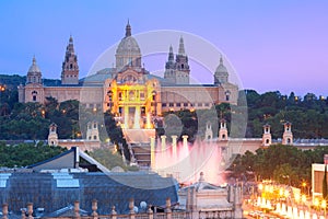 Placa Espanya in Barcelona, Catalonia, Spain photo