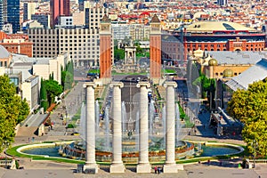 Placa Espanya in Barcelona, Catalonia, Spain photo