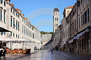 Placa, main street of Dubrovnik photo