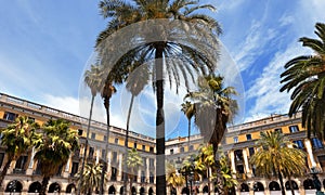 Placa Reial - Barcelona Spain