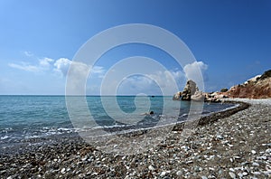 Place of birth of the goddess Aphrodite, Cyprus