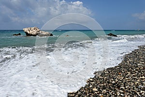 Place of birth of the goddess Aphrodite, Cyprus