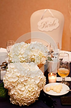 Bridal place setting