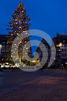 Place Broglie, Christmas time in Strasbourg, Alsace, France