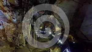 Place for caver beginners to study huge karst cavern
