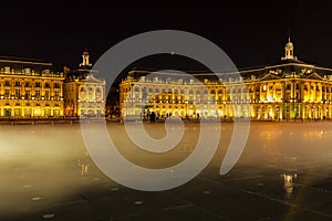 Place de la Bourse at Night, Bordeaux