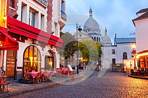 Montmartre in Paris, France photo