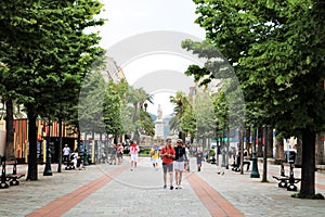 Place Foch in Ajaccio, France