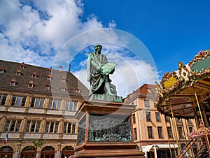 Place Gutenberg in Strasbourg Alsace France