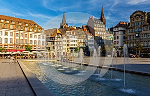 Place Kleber in Strasbourg - France