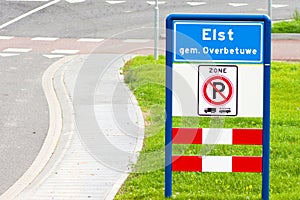 Place name sign of Elst