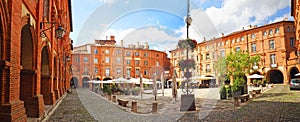 Place Nationale is a place located in the city of Montauban in France. photo