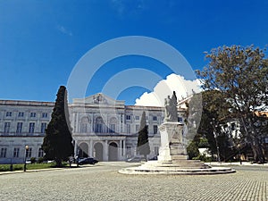 Place near to ajuda palace portugal lisbon photo