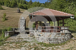 Place for repose in Balkan mountain photo