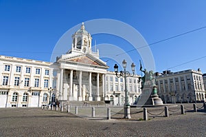 Place Royale in Brussels, Belgium photo