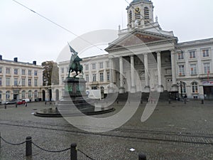 The Place Royale. Brussels, Belgium.