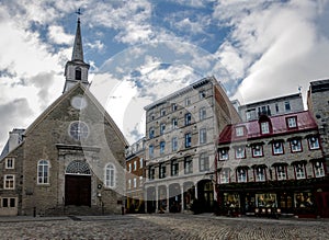 Place Royale Royal Plaza and Notre Dame des Victories Church - Quebec City, Canada