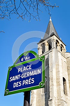 Place Saint-Germain des PrÃÂ©s in Paris photo