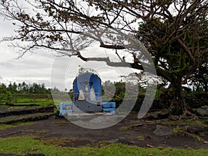 Holy site in Cagsawa on the Philippines January 18, 2012 photo