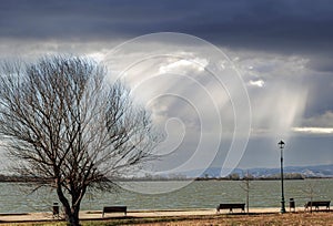 A place to relax near the Danube cliff