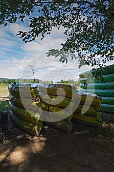 Place to rent kayaks along the river.