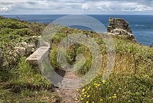 A place to sit, near Cape Cornwall