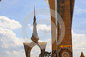 Place of worship of Buddhists The temple is a Buddhist Wat Pra That Pha Son Keaw buddism temple in Petchaboon