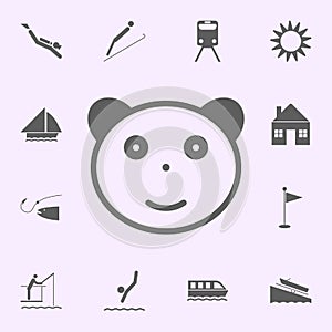 place of the zoo icon. signs of pins icons universal set for web and mobile