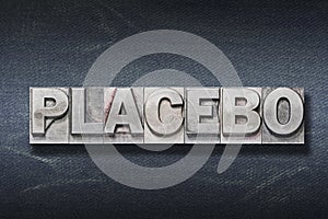 Placebo word den photo