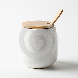 Placed against a plain white background emphasizing its simple elegance